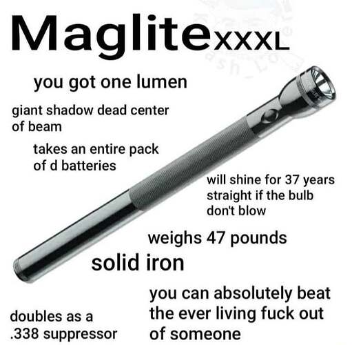 Maglite is love, Maglite is life