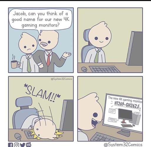 Monitor names is actually out of control!