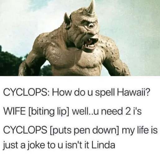 Eye fail to see whats funny about this