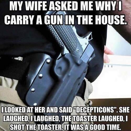 why I carry in the house