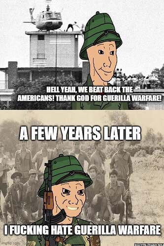 Vietnam went through it's very own Vietnam.