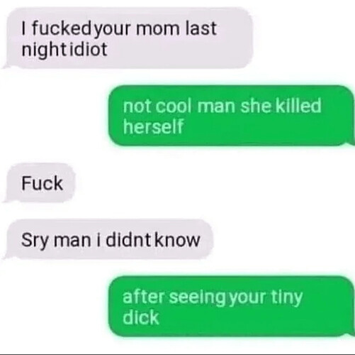 Sorry man I didn't know